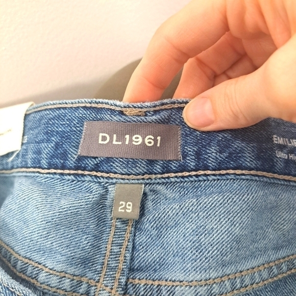 DL1961 Emilie ultra high waist straight leg vintage jeans 29 NWT - Picture 7 of 10